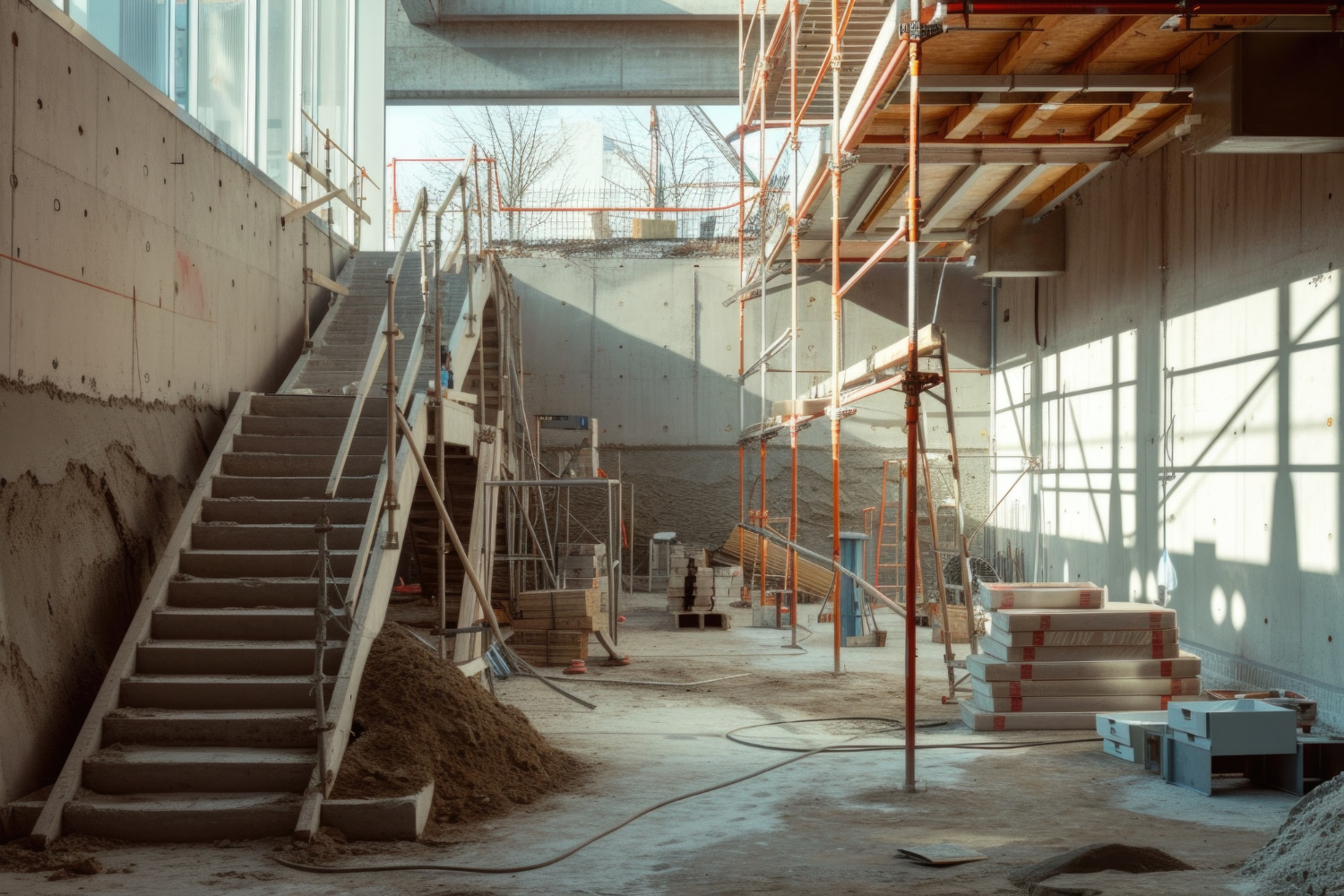 Instalação de escadas: quais os cuidados para uma instalação segura. Imagem: Freepik