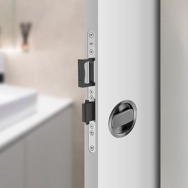 instalar fechadura em portas de correr com a Unihands