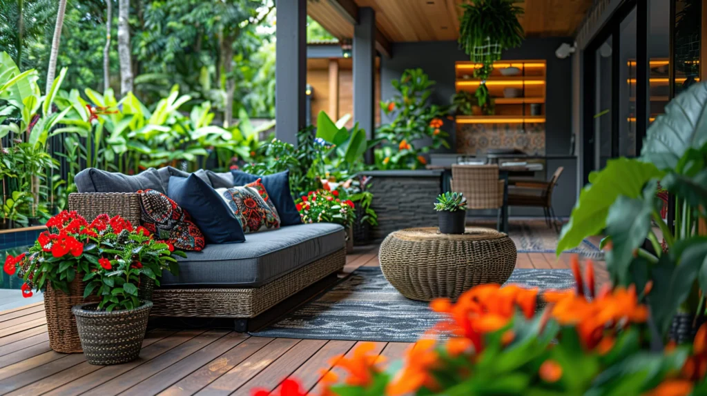 Tropical Patio With Lush Greenery Scaled Resultado